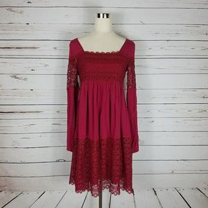 Anthropologie Floreat Aveline Lace Dress Sz 2